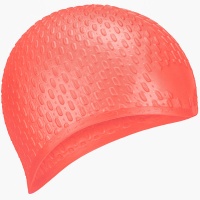 Шапочка для плавания силиконовая Bubble Cap (Коралловый) E36877-4