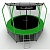 Батут i-JUMP 16ft 4,88м с нижней сетью и лестницей (green)
