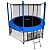 Батут i-JUMP 16ft 4,88м с нижней сетью и лестницей (blue)